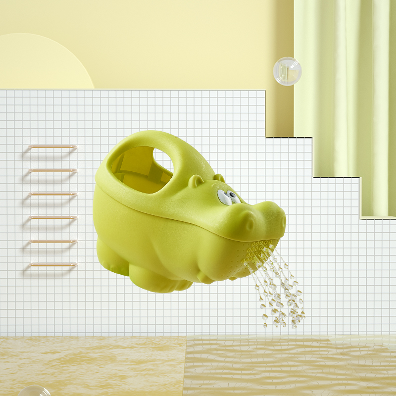 Cute Little Hippo Makes Baby Love Bath